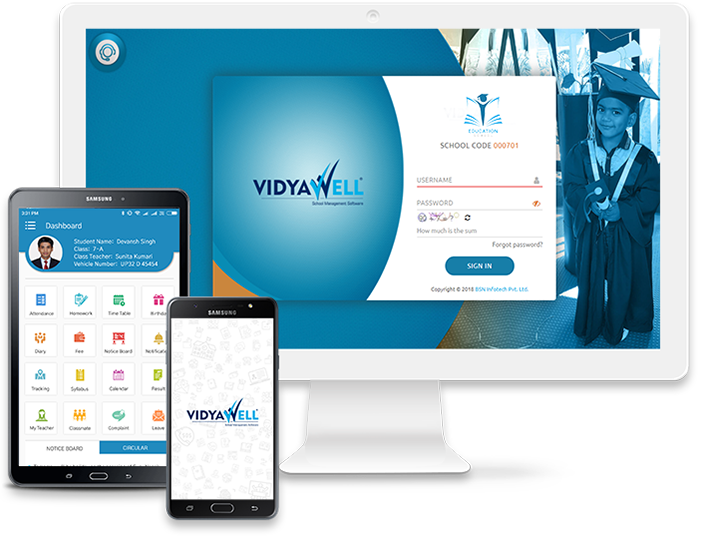 Vidya Well - School App & Online Web Portal