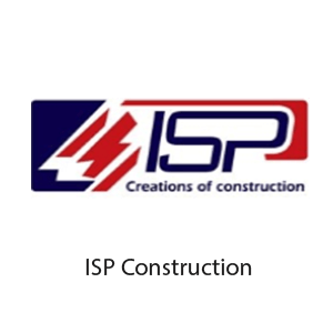 ISP Construction of construction logo